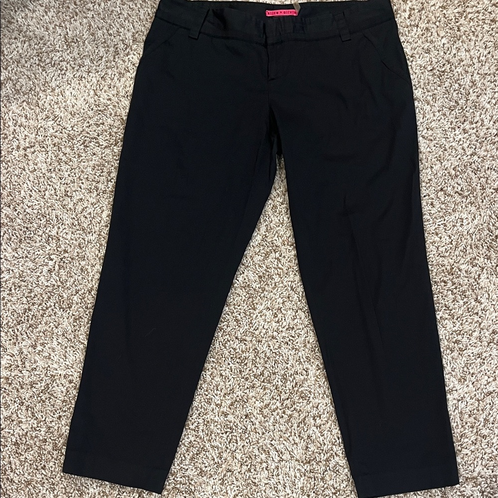 Alice + Olivia Elegant Black Trousers